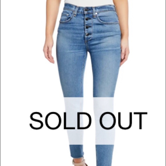 rag & bone Nina high-Rise Ankle Skinny in Farrah - Picture 2 of 10